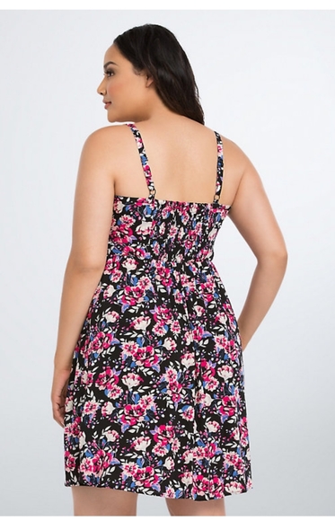 Torrid Floral Lace Up Sundress - Picture 3 of 8